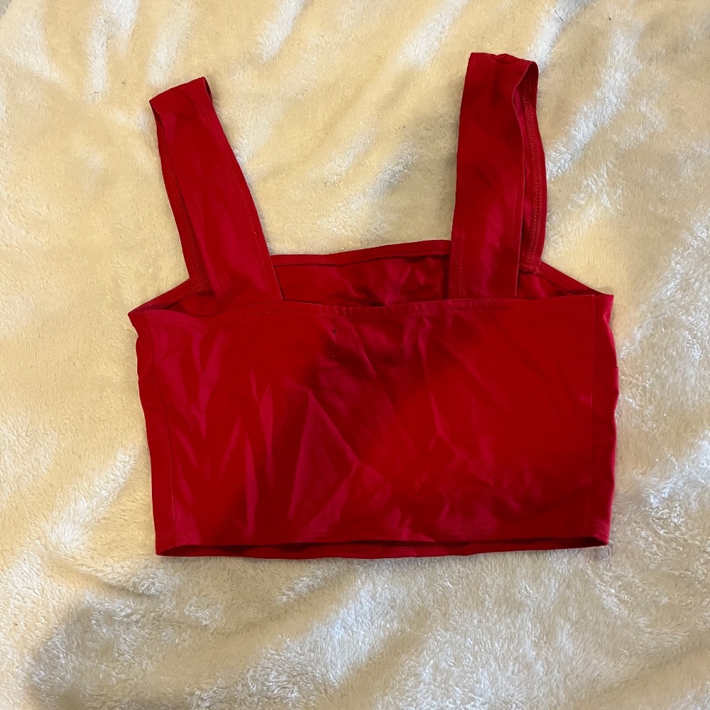 Red Urban Outfitters crop top